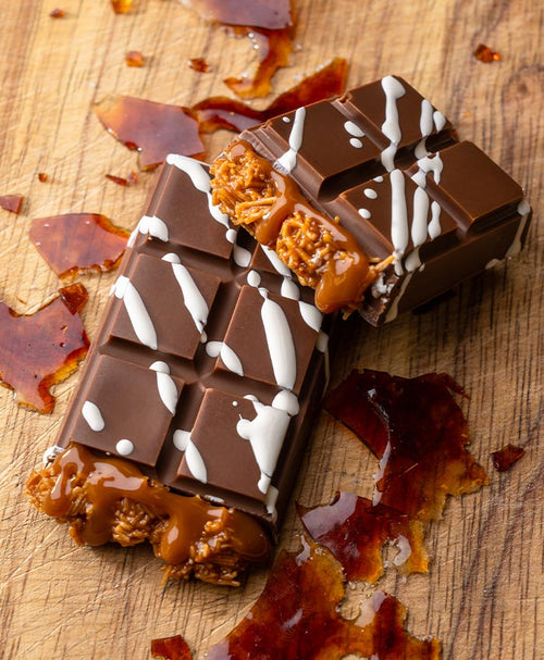 CBD Infused Dubai Chocolate Bar - Crème Brûlée